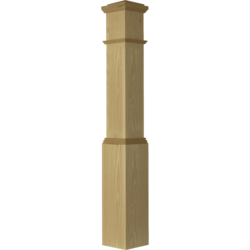 4092 Box Newel Post 7 1/2 Inch x 55 Inch