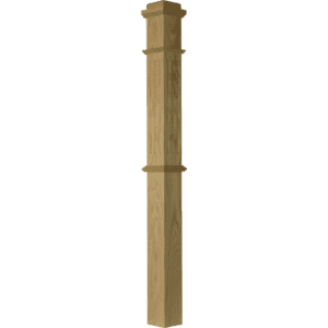 4375 Fluted Box Newel Post 4 3/4 Inch x 62 Inch
