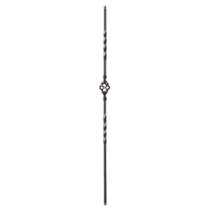 9003TB Single Basket Iron Balusters 1/2 Inch Bar