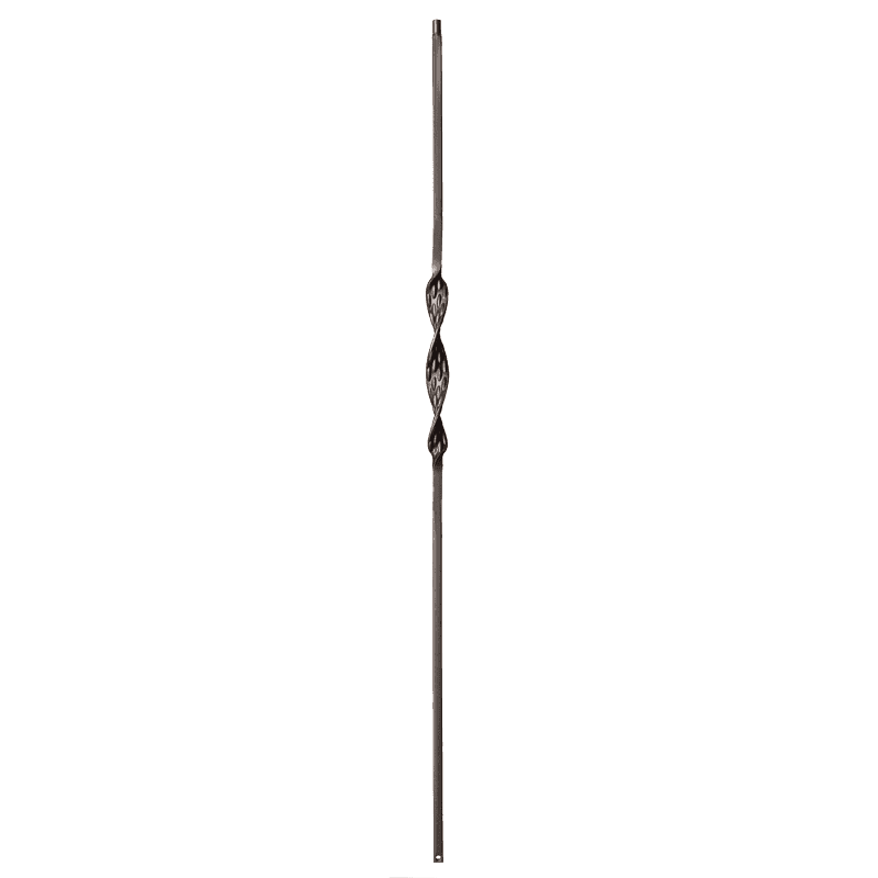 9010RS Single Ribbon Iron Balusters 1/2 Inch Bar