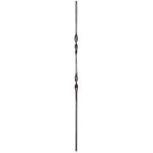 9011RS Double Ribbon Iron Balusters 1/2 Inch Bar