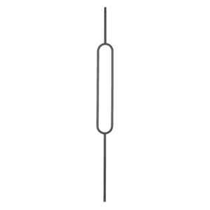 9088CSS Oval Iron Balusters 1/2 Inch Bar