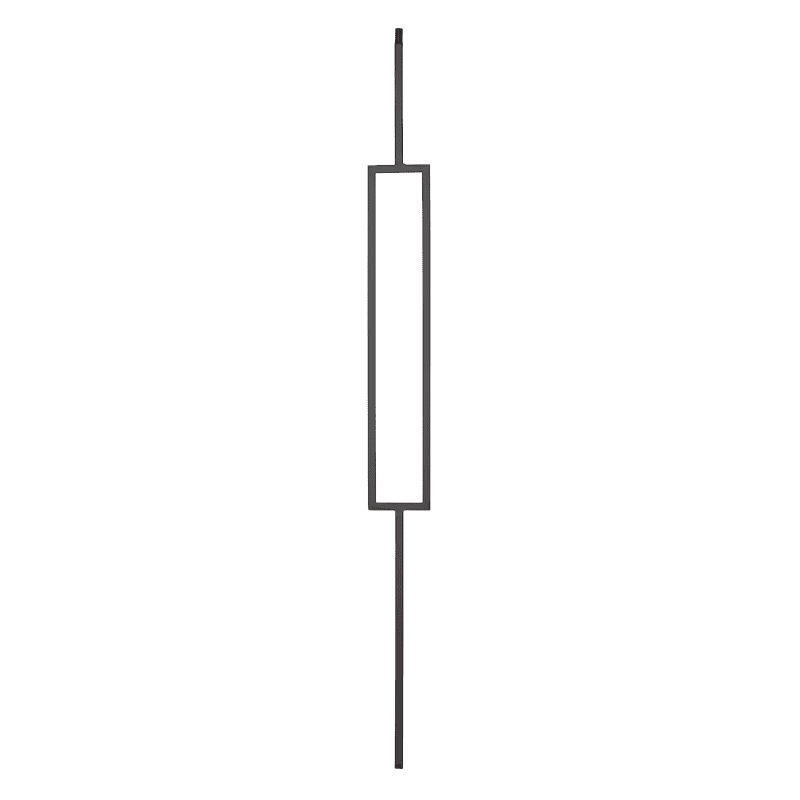 9089CS Rectangle Iron Balusters 1/2 Inch Bar
