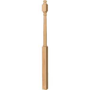 Colonial Style B-Series 5 Inch Block Top Newel Post