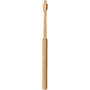 Colonial Style B-Series 13 Inch Block Intermediate Landing Newel Post