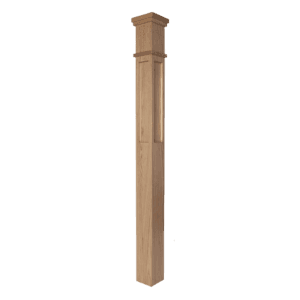 MFP4375 Mission Panel Box Newel Post 4 3/4 Inch x 55 Inch