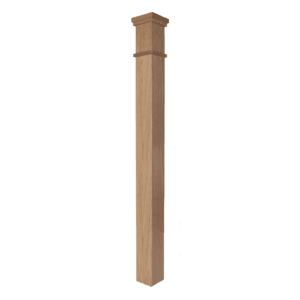 MP4375 Mission Box Newel Post 4 3/4 Inch x 55 Inch