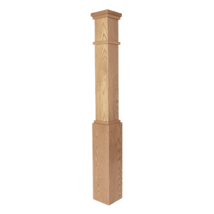 MP-4091 Mission Box Newel Post 6 1/4 Inch x 54 Inch