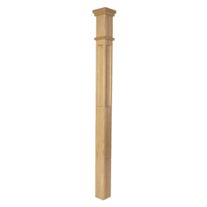 MFP4075 Modern Style Solid Box Newel Post 3 1/2 Inch x 58 Inch