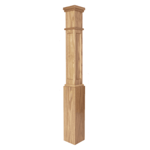 MFP4091 Mission Panel Box Newel Post 6 1/4 Inch x 54 Inch