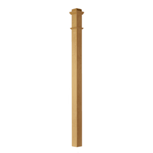 Fluted 4075 Box Newel Post 3 1/2 Inch x 58 Inch