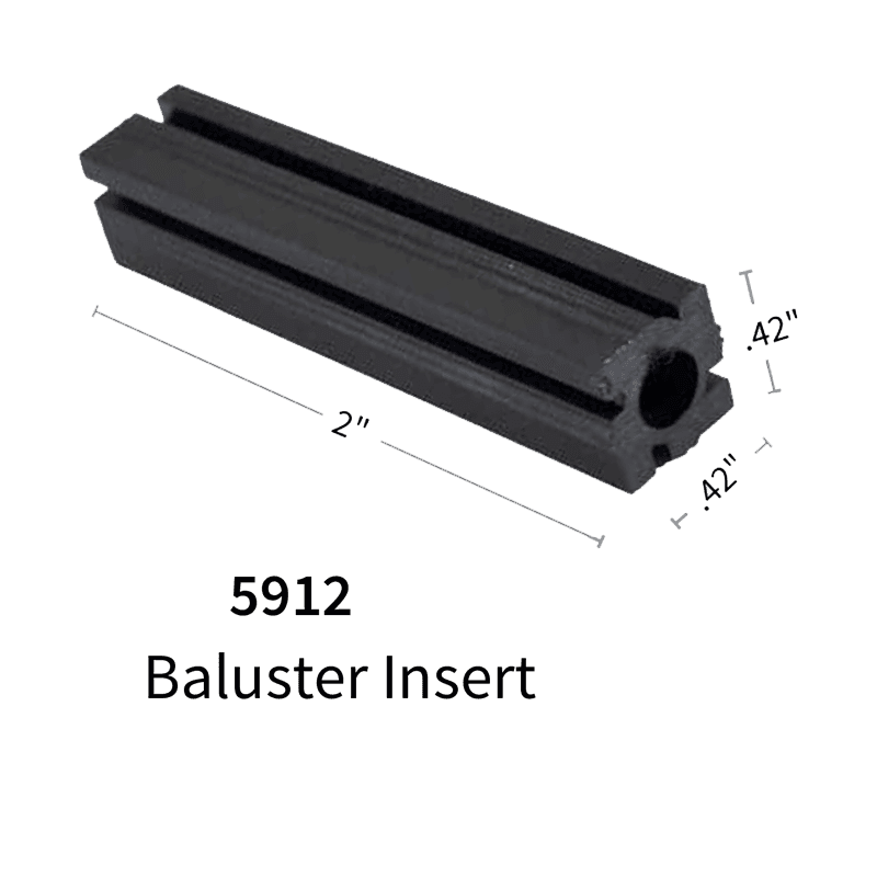 5912 Shoeless Baluster Insert for Square Bars