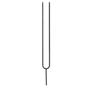 9092CS Split Oval Iron Baluster in Satin Black
