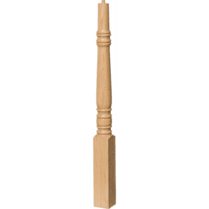 Pin Top Hampton Style Newel Post