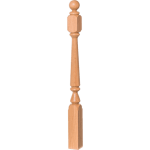 Ohio Style 5 Inch Block Top Newel Post