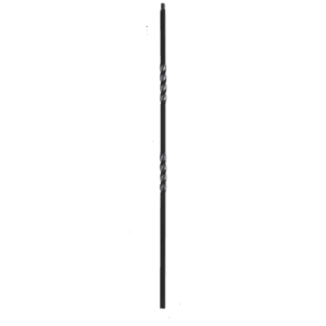9902TB Double Twist Iron Balusters 3/4 Inch Bar