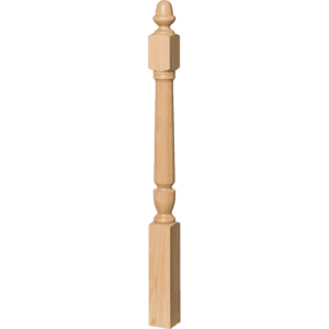 Bunker Hill Style 5 Inch Block Top Newel Post